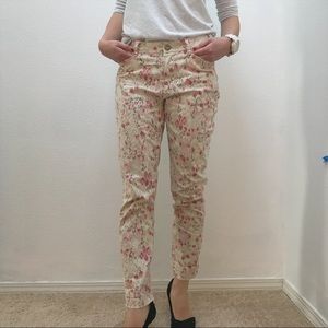 Floral lightweight pants